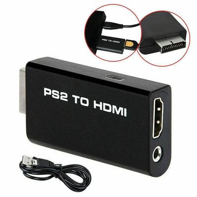 Адаптер-конвертер PS2 - HDMI, M209 - поддерживает все режимы отображения PlayStation 2, аудиовыход 3,5 мм, Plug and Play, питание по USB-кабелю
