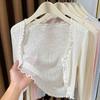 Thin Knitted Cardigan Women's New Model with Suspender Dress, Shawl Small Coat, Ice Silk Sunscreen Blouse