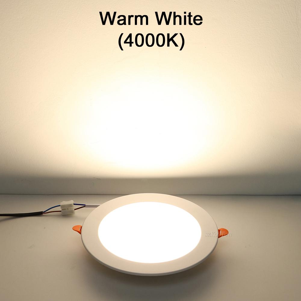 10 шт./лот светодиодный светильник 220 В потолочный светильник 5 Вт 7 Вт 9 Вт 12 Вт 20 Вт встраиваемый круглый панельный светильник прожектор внутреннее освещение