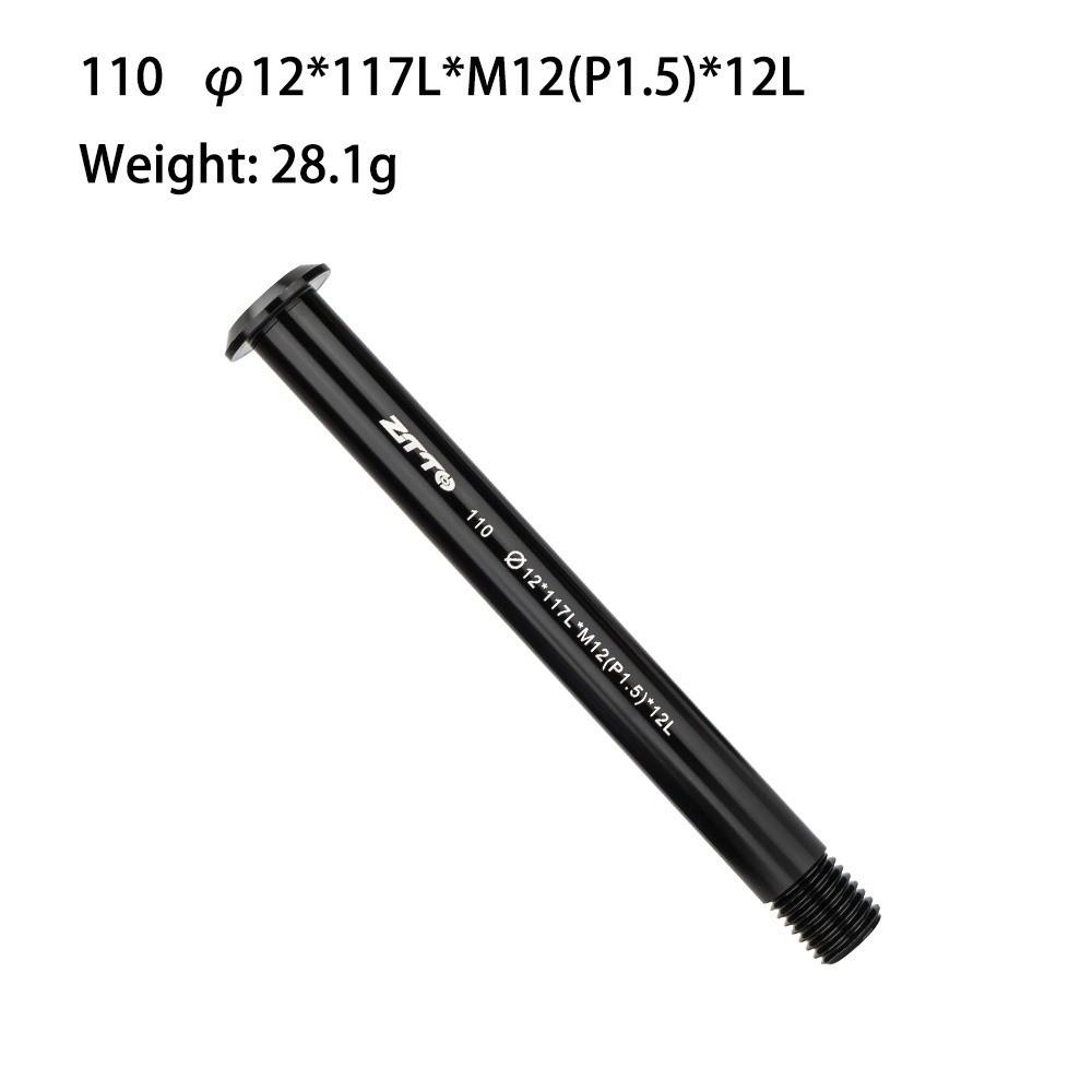 12mm Diameter Bicycle Axle Aluminum Zinc Zinc Alloy Bike Quick Release Skewer Bicycle Wheel Axle Wheel Hub