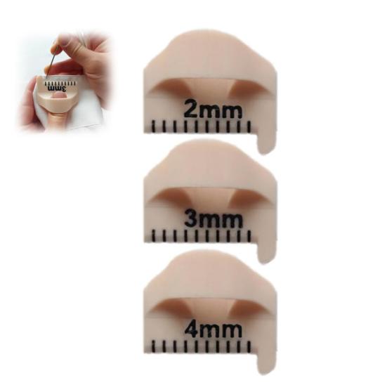 2/3/4MM Sewing Template Finger Ruler DIY Sewing Craft Projects Patchwork 3D Printed Sewing Stencil Tools with Precise Scale Sewing Enthusiasts Gift