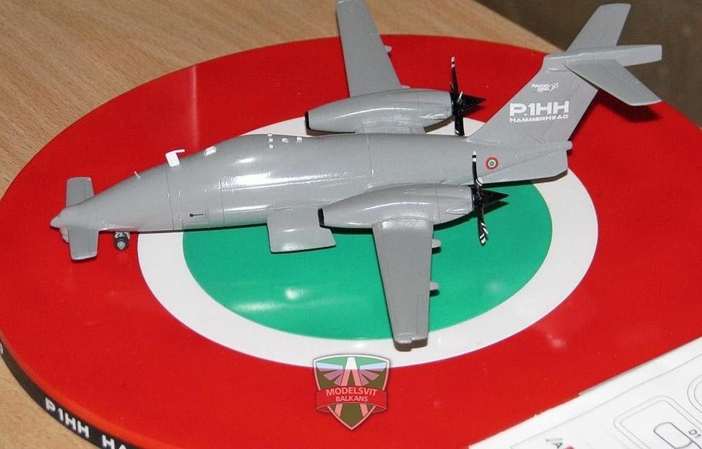 Modelsbit Итальянский Piaggio Hammerhead Беспилотный Разведывательный Самолет Пластиковая Модель Kit MVA7206 1/72 P.1HH (Бренд A&Amodel)