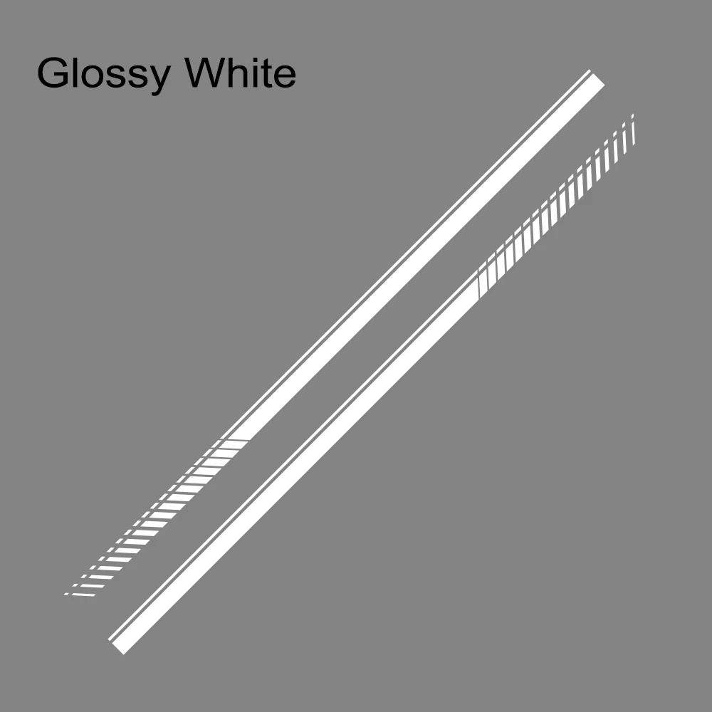 2 шт. Наклейки для украшения боковой линии талии двери автомобиля, гоночные полосы, декор кузова автомобиля, виниловая пленка, наклейки, аксессуары для Toyota Hiace