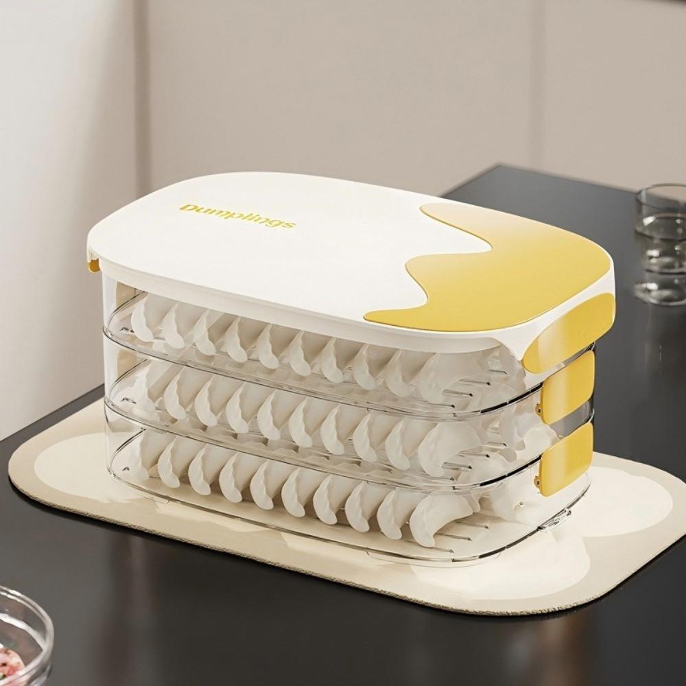 Quick Freezing Wonton Storage Box Multi-layer Food Storage Container Kitchen
