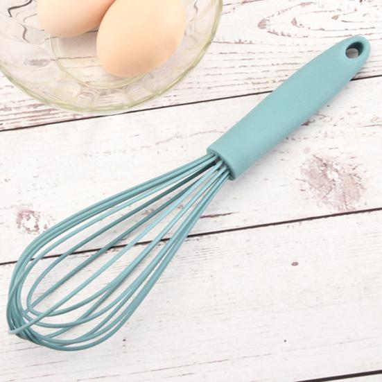 Egg Whisk Useful Hanging Hole Long Lasting Manual Silicone Cream Stirrer Milk Mixing Tool Kitchen Gadget