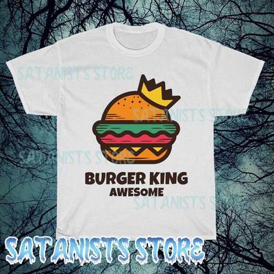 Новая мужская футболка Burger King с крутым логотипом, смешная, размеры от S до 5XL