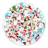 50 Christmas Snowman Doodle Stickers Car Suitcase Helmet Balance Car Decoration Stickers