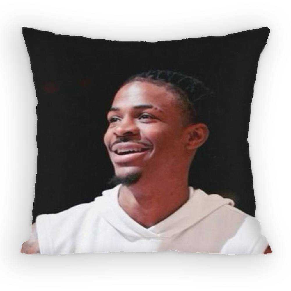 Basketball JJa MMorant Pillow Case Sofa Living Room Bedroom Headboard Backrest Cushion Square Cushion Nap Time