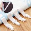 4 Pcs Fitted Straps Suspenders Bedding Holder Elastic Belt Mattress Clip Grippers Bed Sheets Buckle
