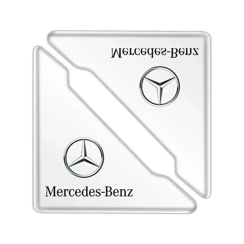 2 шт. Наклейки-декоры для защиты углов дверей автомобиля для Mercedes Benz AMG W212 W190 C300 W220 W176 W168 W108 Автомобильные аксессуары EUVWX1