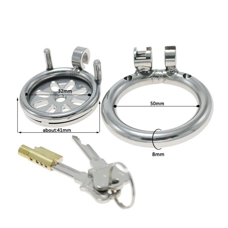 Stainless Steel Male Chastity Device Cock Cage BDSM Chastity Cage Max55mm Cock Ring Chasitty Case 18+ caged men Sex Toys.