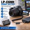 Dummy Battery Adapter for Canon 5D/5D/5D4/6D/6D2/60D/7D/7D2/70D/80D/90D/5DSR/R/R5/R5C/R6/R6II/R7