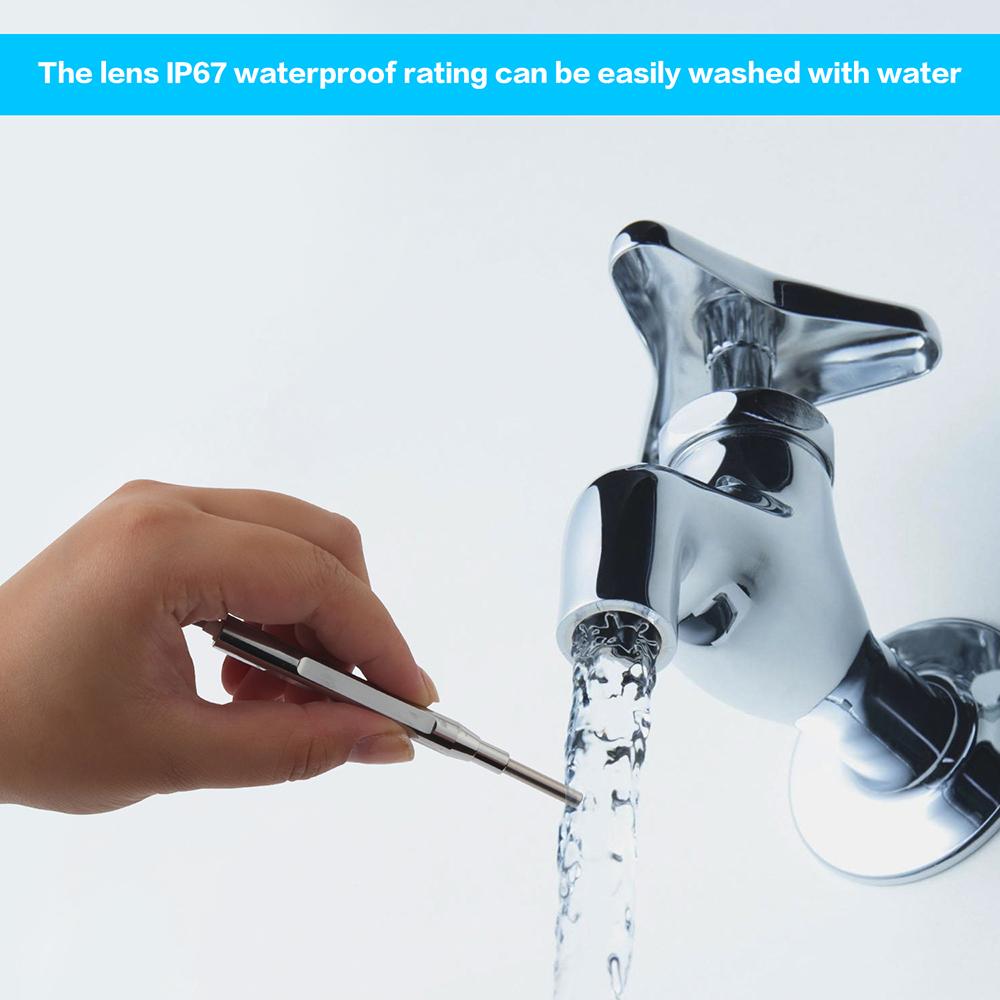 Цифровой отоскоп с 6 светодиодами, 32G TFcard, 3,9 мм, 1080P, камера для наблюдения за ушами, 4,3 дюйма