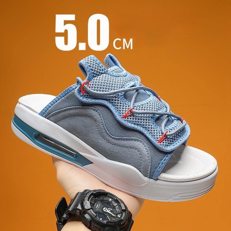 Большой размер 39-47 Новые роскошные сандалии-шлепанцы для мужчин Летние шлепанцы на платформе для мальчика Морские сандалии Повседневная пляжная обувь Бесплатная доставка