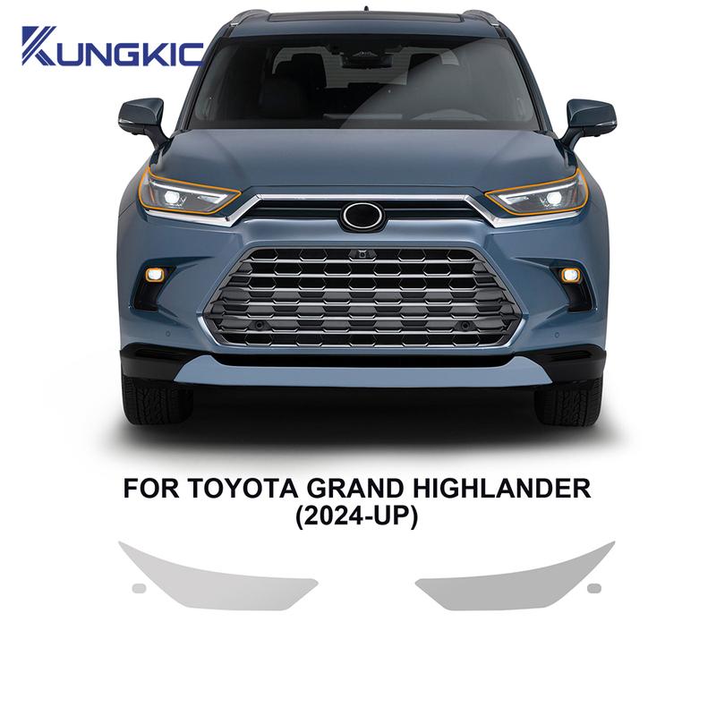 Для Toyota Grand Highlander 2024 2025 Защитная пленка для фар от царапин TPU Защита накладок ручек дверей и задних стоек B