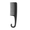 Durable Wide-Tooth Massage Comb with Hook for Long Straight Hair - Easy Detangling for Men & Women