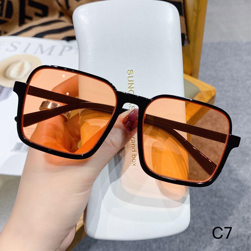 Luxury Black Eyewear UV400 Men Sun Glasses Oversized Sunglasses Goggle Women Square Sunglasses