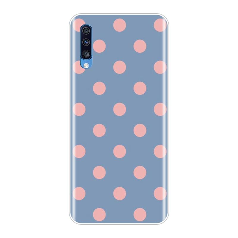 Back Cover For Samsung Galaxy A40 A30 A20 A10 Polka Dot Heart Soft Silicone Phone Case For Samsung Galaxy A50 A60 A70 A80 Case