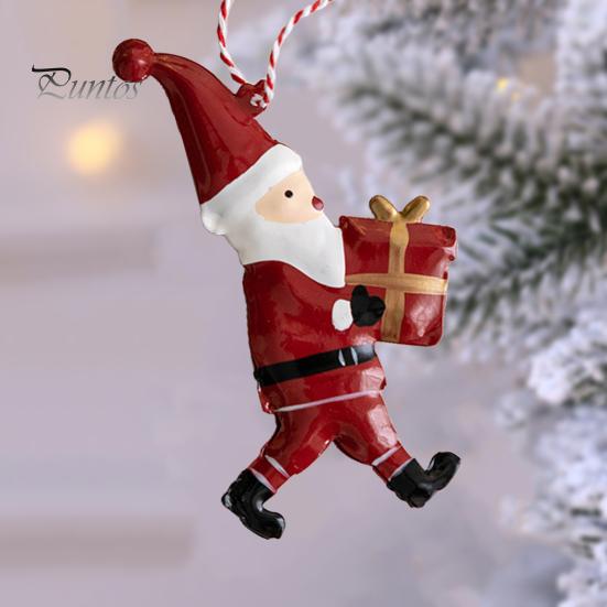 Рождественский кулон Изысканный Санта-Клаус Солдат Ангел Форма Рождественская елка Подвеска для праздничного украшения