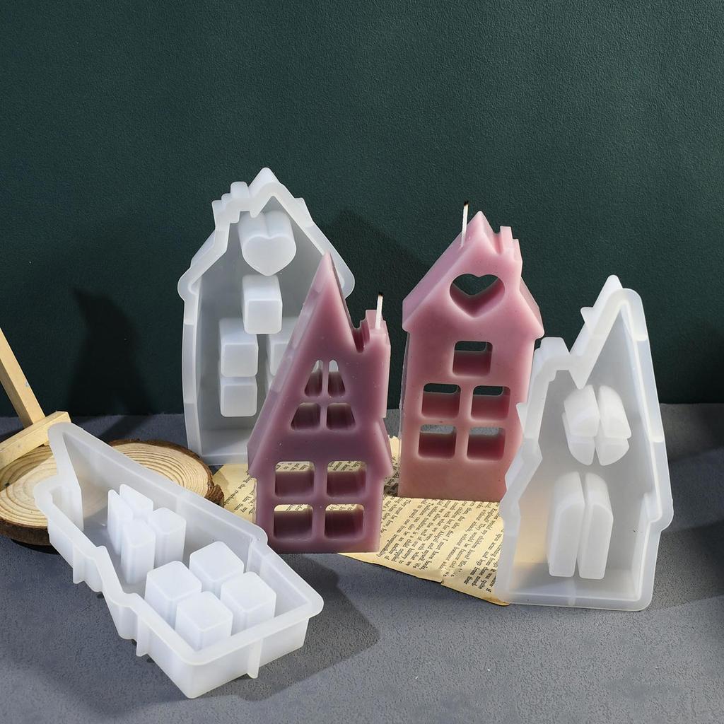 Силиконовая форма для свечей для ароматерапии, миниатюрная форма для украшения дома, эпоксидная форма для поделок и украшений