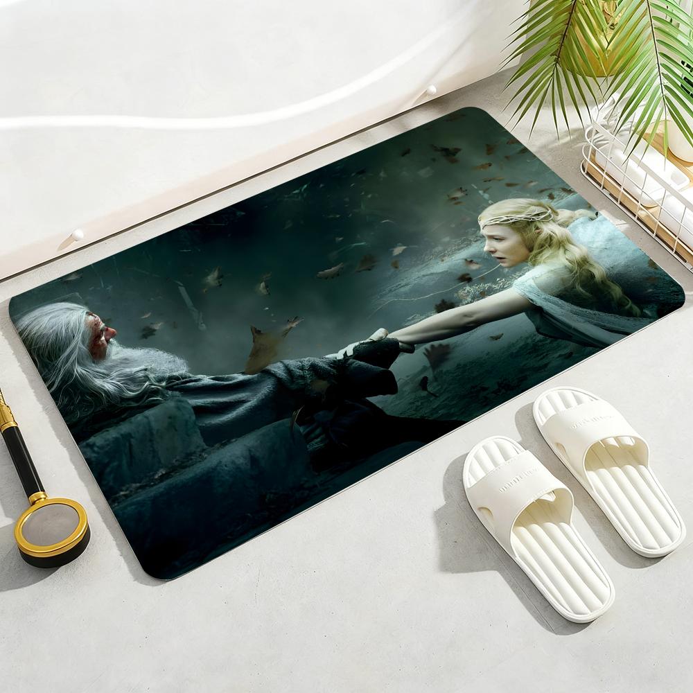 The Lord of the RingS Floor Mat Soft Thickened Non-Slip Door Mat for Living Room Home Decor Flannel Rugs