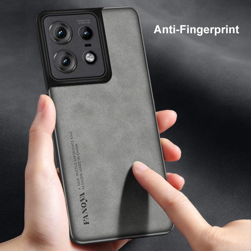 Для Motorola Edge 50 Pro Чехол Роскошный Кожаный Чехол для Телефона Для Motorola Moto Edge50 Pro 5G Задняя Крышка Матовая Силиконовая Защита