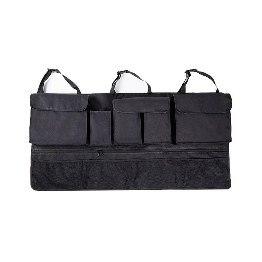 1Pc Multi-Pocket Car Trunk Organizer Hanging Back Seat Storage Bag with 9 Pockets Waterproof Oxford Cloth Universal Accessories