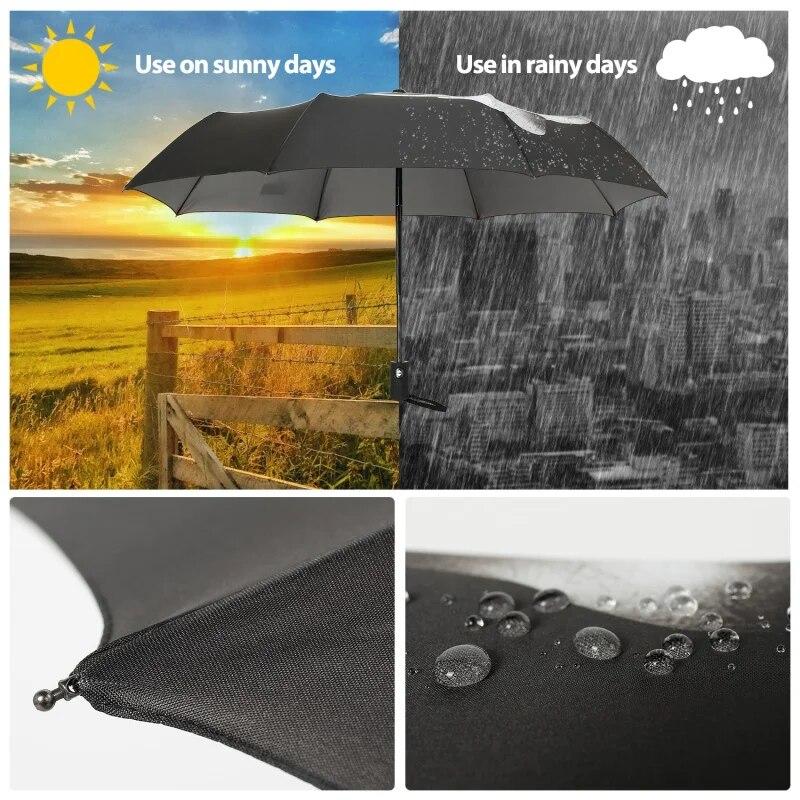 Funny Folding Umbrella Give a Middle Finger Pattern Umbrella Creative Gift For Man/Women
