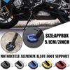 1pc Universal Bike Kickstand Extender Foot Side Stand Grip Extension Foot Pad Support Plate Scooter Motorcycle Accessories