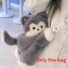 Panda Plush Little Bag Doll With Earphones Raccoon Crossbody Bag Gift Present