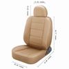 Роскошные универсальные чехлы для автомобильных сидений из искусственной кожи, аксессуары для интерьера, полный комплект, черные чехлы для автомобильных сидений, защитные чехлы для автомобильных сидений