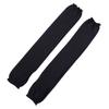 HASEGAWA Silk Arm Covers In Sun 52cm UV-Cut (Made Japan) - Long, Protection, Approx. Long, Fingertip-Free (Black)