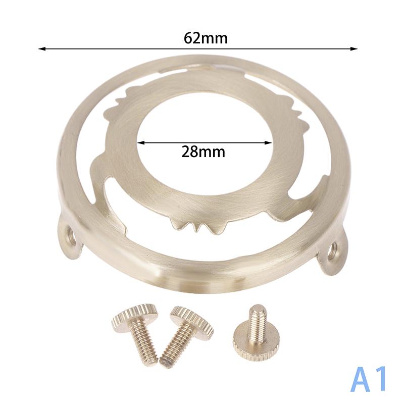 1 шт. патрон для лампы из латуни с тремя отверстиями, кольцо E27 E14, винтовой абажур, фиксированное кольцо, держатель абажура и разъем