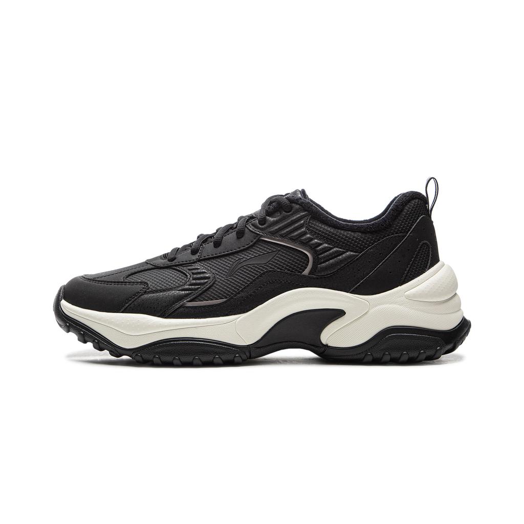 Li Ning Aurora WNTR Амортизация Устойчивость к истиранию Дышащие Термоизоляционные Низкие Повседневная обувь Мужская Черная AGCV445-1