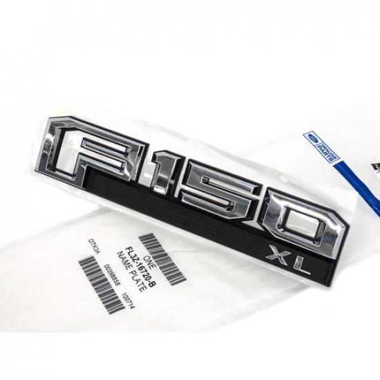 2015-2017 Ford F-150 XL Левая эмблема крыла со стороны водителя Шильдик OEM НОВЫЙ FL3Z-16720-B