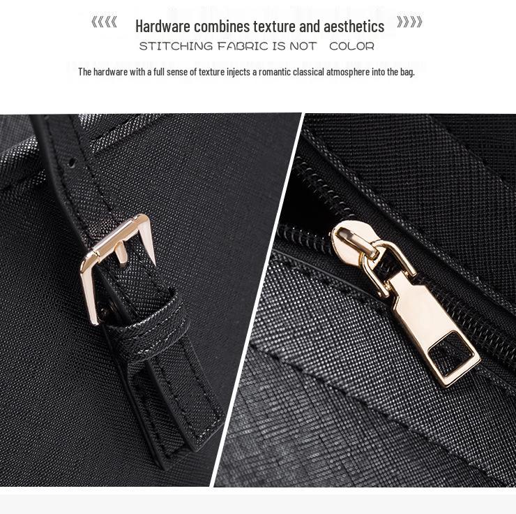 2025 Fall/Winter Women's Embossed Large Handbag - European & American Fashion, Shoulder/Crossbody