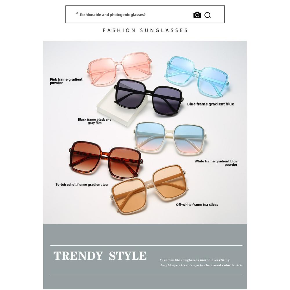 Солнцезащитные очки Rice nail square женские солнцезащитные очки постепенно меняют цвет новые очки женские тенденции защита от ультрафиолета