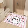 Мультяшный милый коврик для гостиной, диатомовая грязь, мягкий впитывающий коврик для ванной, нескользящий быстросохнущий коврик для туалета