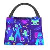 Индивидуальный заказ Haunted Mansion Stretching Lunch Bags Women Термосумка-холодильник Изолированная Ланч-бокс для работы, пикника или путешествий