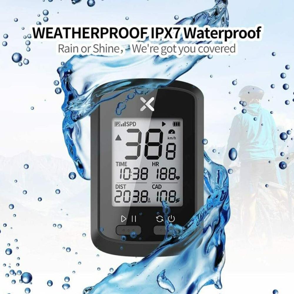 Xoss G+ GPS Велосипедный Компьютер Секундомер LCD Дисплей Водонепроницаемый IPX7