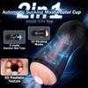 2 In 1 Automatic Male Masturbator Cup Adult Toys for Men Blowjob Sex Machine Pocket Vagina Pussy Glans Trainner Male Sex Toys