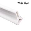Bathroom Water Stopper Retaining Water Barrier Strip Shower Dam Flood Barrier Dry and Wet Separation Blocker Silicone Sealing