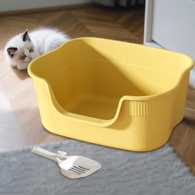 Кошачий лоток для маленьких и больших кошек, товары для питомцев, кошачий лоток, поддон, туалет, песочница