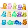 24 стиля Акриловые Маленькие Животные Детские Игрушки и Аксессуары с Драгоценными Камнями