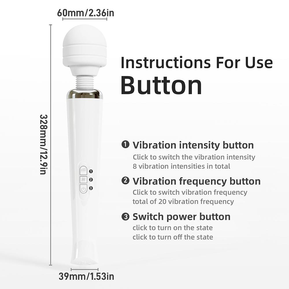 Мощная волшебная палочка-вибратор для женщин, большой AV-массажер для тела, стимулятор точки G, клитора, зарядка через USB, секс-игрушки для взрослых для женщин