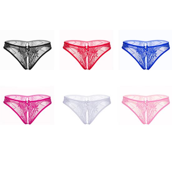 Women Sexy Hollow Lace Low Waist G-String T-back Briefs Underwear Panties Thong