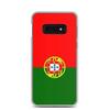 Coque Téléphone - Samsung - Galaxy S20 - Drapeau Portugal - Souple - Multicolore