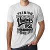 Ultrabasic Homme T-shirt Graphique Vintage Year Cadeau 1952
