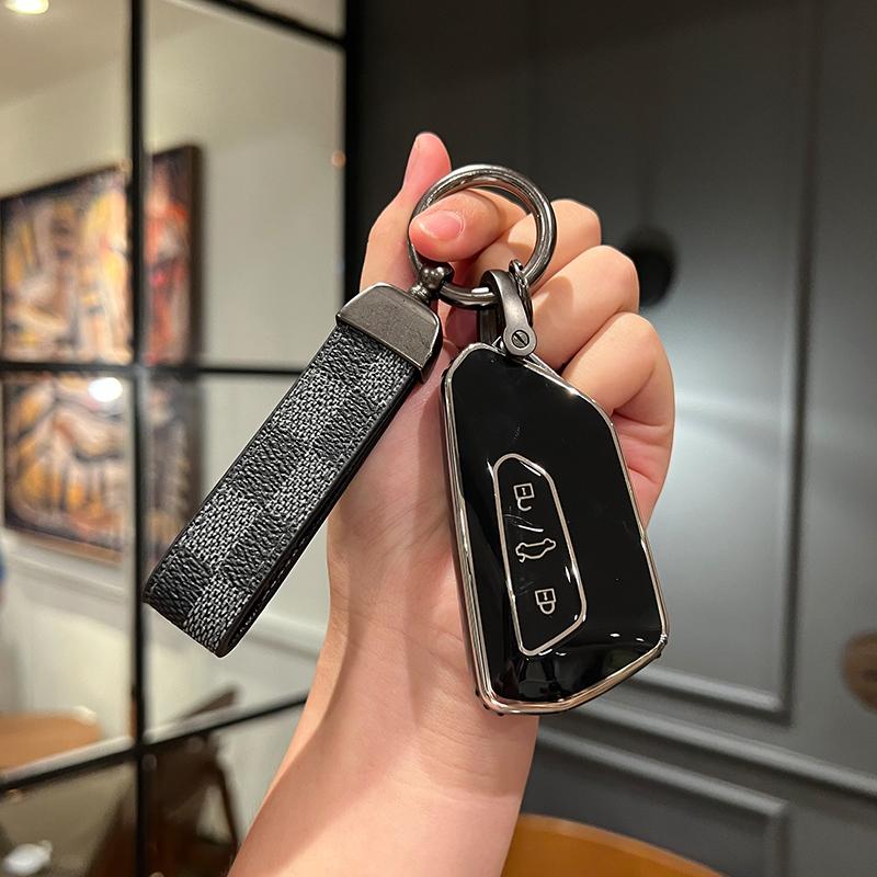 Чехол для автомобильного ключа из ТПУ с полным покрытием для VW Volkswagen ID.3 ID.4 Golf 8 2022 2023 MK8 Cupra Skoda Octavia SEAT Leon MK4 Formento