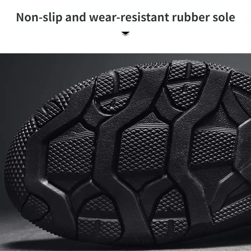 Men's Genuine Leather Shoes Outdoor Non-slip Sneakers Breathable Large Size Casual Shoes Fashion Flats Boat Shoes Men Loafers